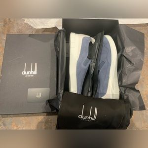 Dunhill Slip on Suede Shoes Size 42 EUR 9 USA new in box